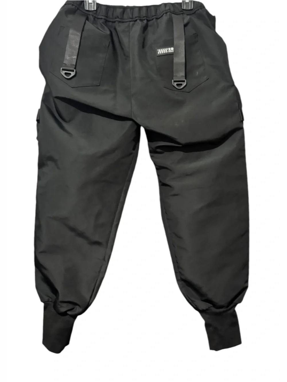Fabric of the Universe Black Tactical Cargo Jogger Pants Techwear Utility XL - Picture 5 of 5